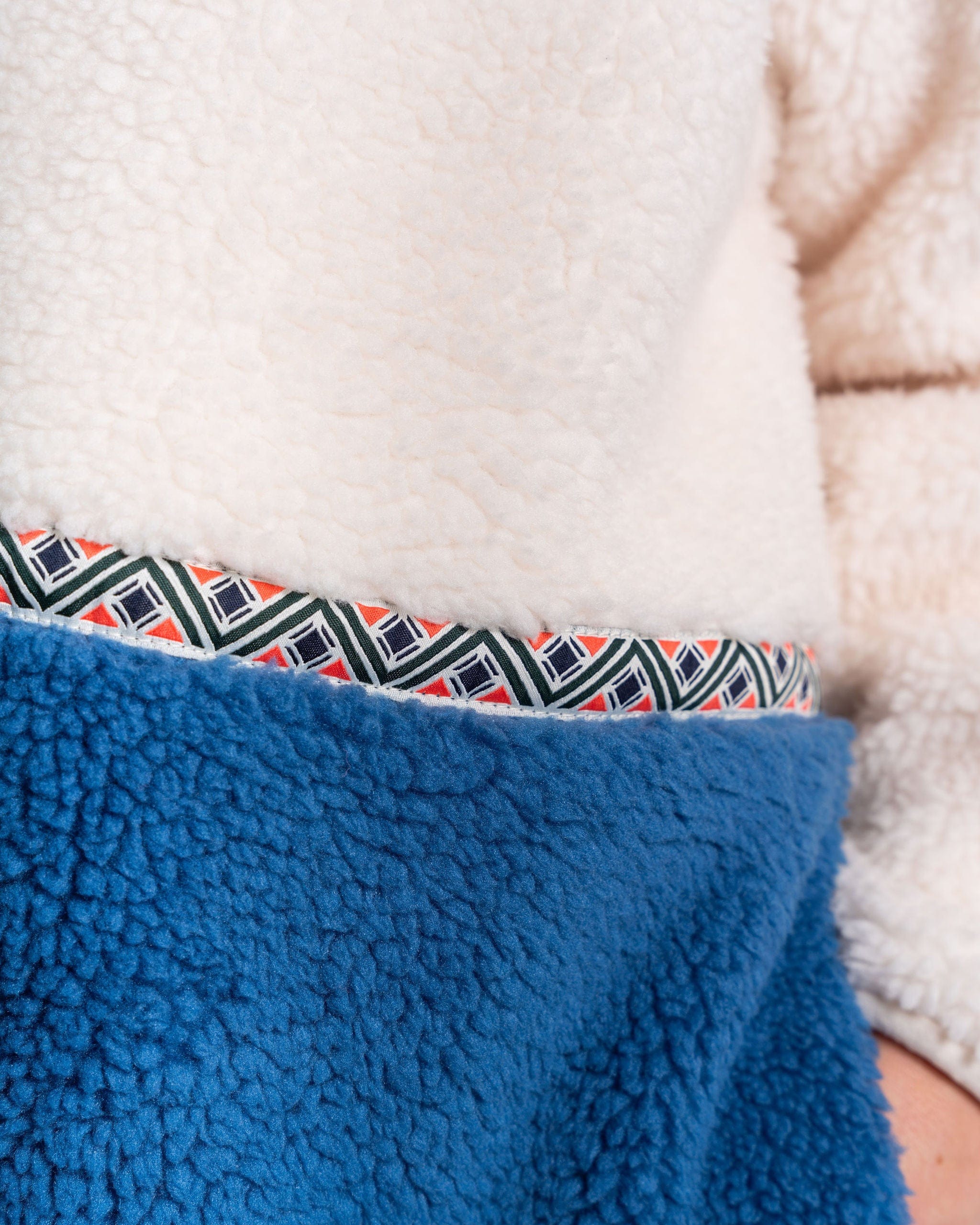 Biasis Women’s Cream 1/4 Zip Fleece – Recycled Borg Pullover - Image 10