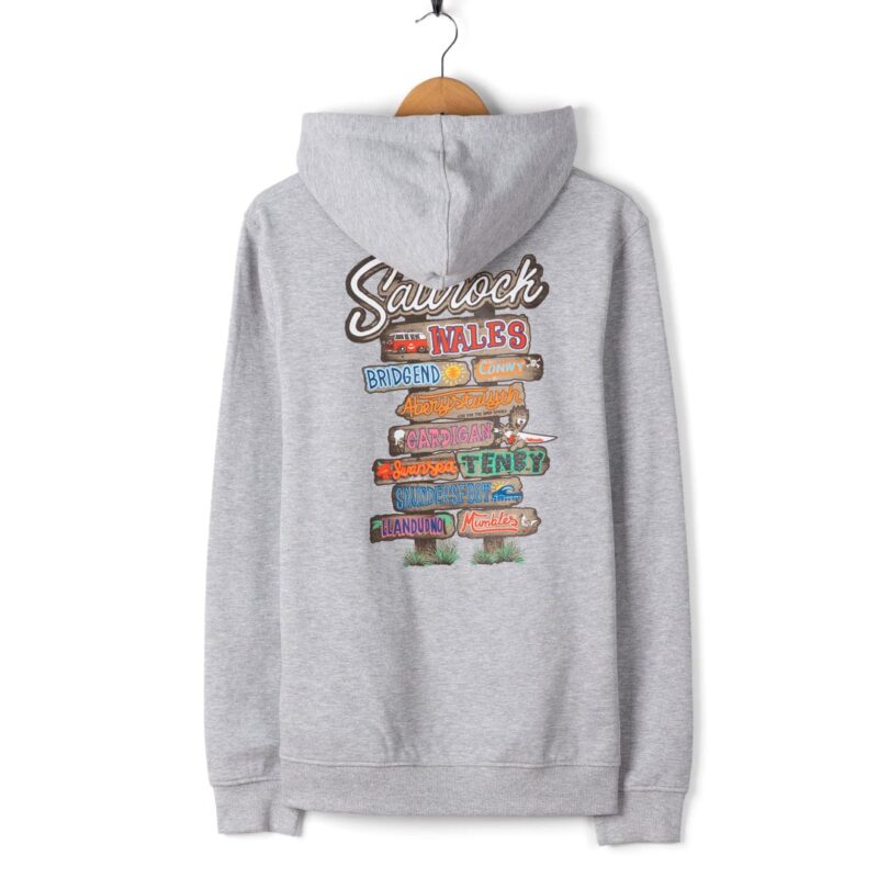 Biasis Men’s Grey Pop Hoodie – Lightweight Casual Pullover