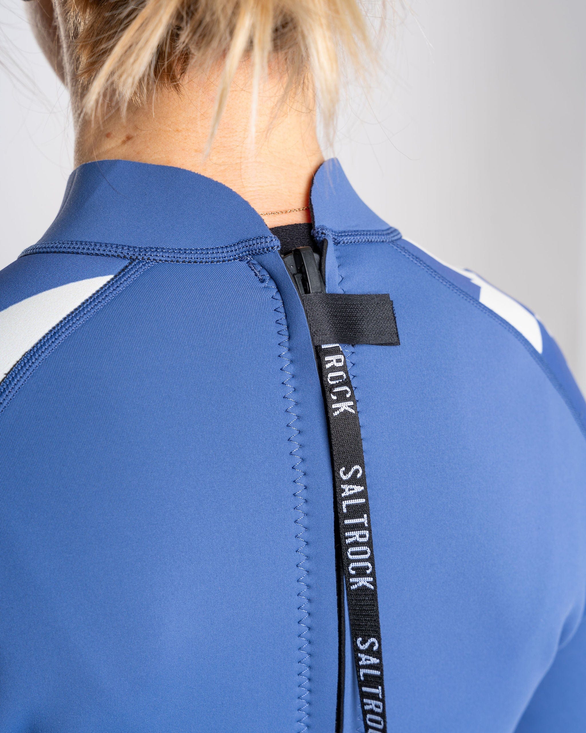 Biasis Women’s Blue Shortie Wetsuit – Lightweight Spring Surf Suit - Image 9